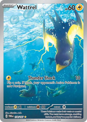 Pokemon TCG - SV06: Twilight Masquerade - Wattrel - 178/167 - Holofoil
