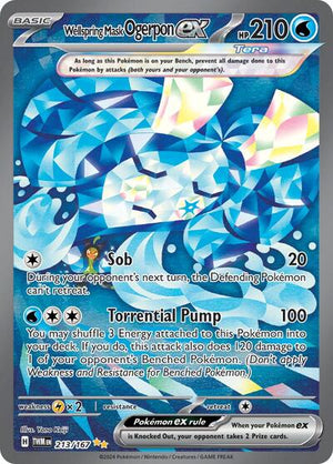 Pokemon TCG - SV06: Twilight Masquerade - Wellspring Mask Ogerpon ex - 213/167 - Holofoil