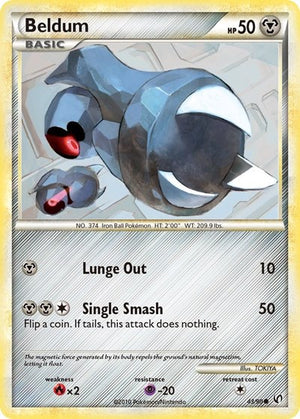 Pokemon TCG - Undaunted - Beldum - 43/90