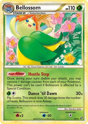 Pokemon TCG - Undaunted - Bellossom - 1/90 - Reverse Holofoil