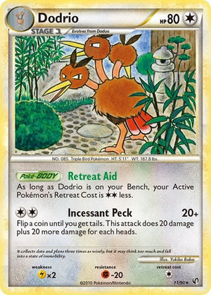 Pokemon TCG - Undaunted - Dodrio - 11/90