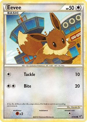 Pokemon TCG - Undaunted - Eevee - 47/90 - Reverse Holofoil