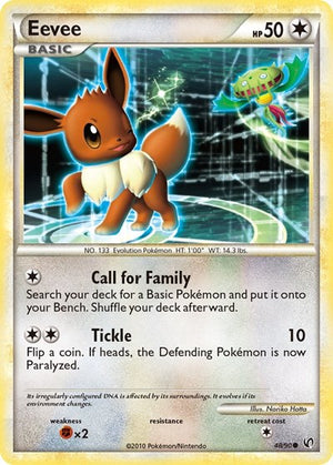 Pokemon TCG - Undaunted - Eevee - 48/90 - Reverse Holofoil