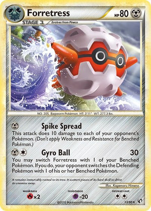 Pokemon TCG - Undaunted - Forretress - 13/90