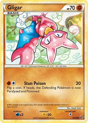 Pokemon TCG - Undaunted - Gligar - 49/90