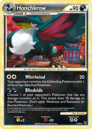 Pokemon TCG - Undaunted - Honchkrow - 15/90
