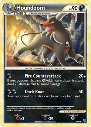 Pokemon TCG - Undaunted - Houndoom - 5/90 - Reverse Holofoil