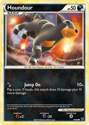 Pokemon TCG - Undaunted - Houndour - 54/90