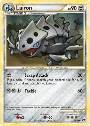 Pokemon TCG - Undaunted - Lairon - 29/90 - Reverse Holofoil