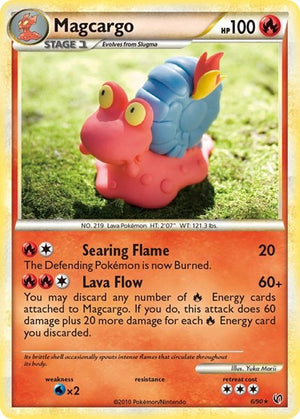 Pokemon TCG - Undaunted - Magcargo - 6/90 - Reverse Holofoil