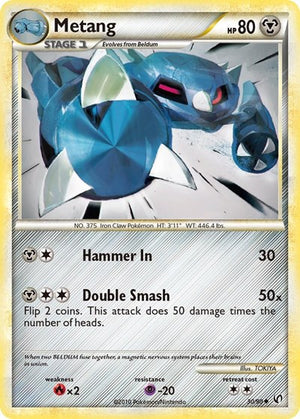 Pokemon TCG - Undaunted - Metang - 30/90