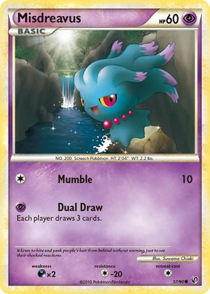 Pokemon TCG - Undaunted - Misdreavus - 57/90