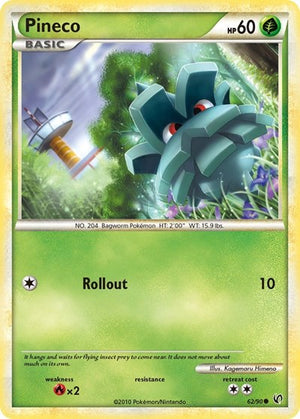 Pokemon TCG - Undaunted - Pineco - 62/90