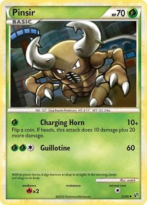 Pokemon TCG - Undaunted - Pinsir - 32/90