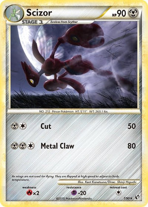 Pokemon TCG - Undaunted - Scizor - 7/90 - Reverse Holofoil