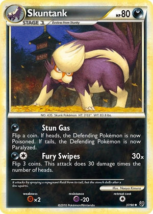 Pokemon TCG - Undaunted - Skuntank - 37/90