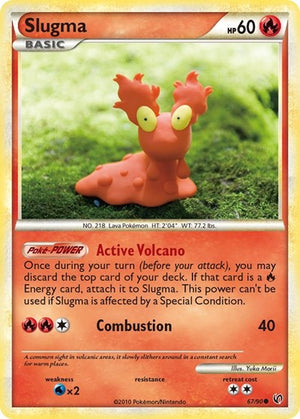 Pokemon TCG - Undaunted - Slugma - 67/90