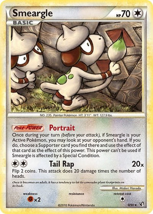 Pokemon TCG - Undaunted - Smeargle - 8/90 - Reverse Holofoil