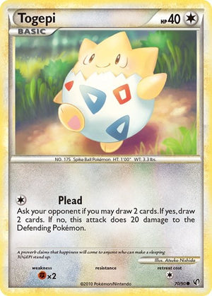 Pokemon TCG - Undaunted - Togepi - 70/90 - Reverse Holofoil