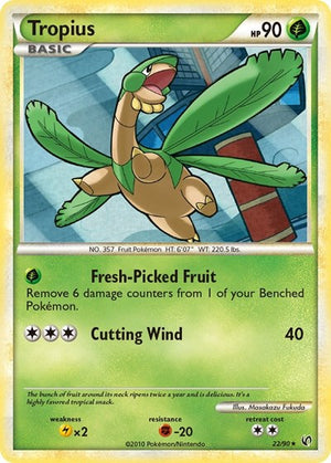 Pokemon TCG - Undaunted - Tropius - 22/90