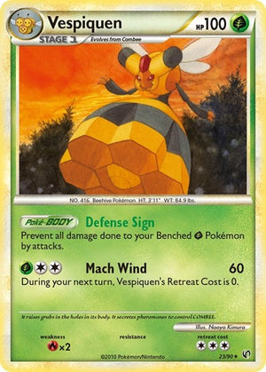 Pokemon TCG - Undaunted - Vespiquen - 23/90