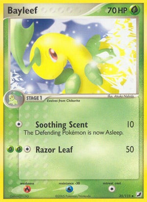 Pokemon TCG - EX Unseen Forces - Bayleef - 35/115 - Reverse Holofoil