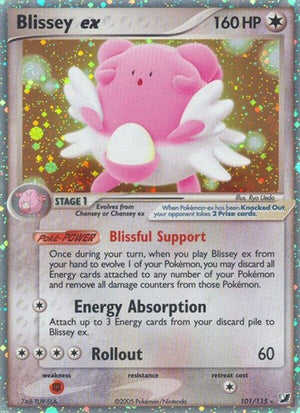 Pokemon TCG - EX Unseen Forces - Blissey ex - 101/115 - Holofoil