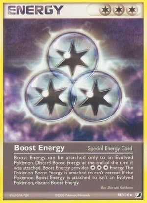 Pokemon TCG - EX Unseen Forces - Boost Energy - 98/115 - Reverse Holofoil