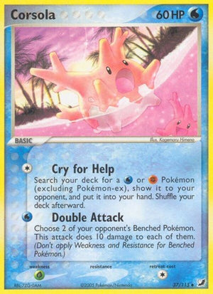 Pokemon TCG - EX Unseen Forces - Corsola - 37/115