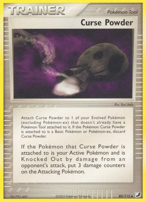 Pokemon TCG - EX Unseen Forces - Curse Powder - 80/115 - Reverse Holofoil