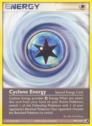 Pokemon TCG - EX Unseen Forces - Cyclone Energy - 99/115