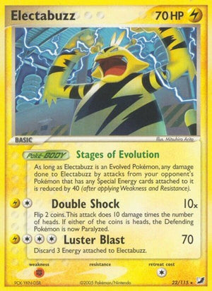 Pokemon TCG - EX Unseen Forces - Electabuzz - 22/115