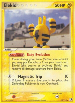 Pokemon TCG - EX Unseen Forces - Elekid - 23/115