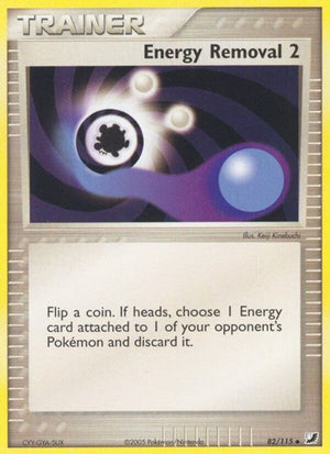 Pokemon TCG - EX Unseen Forces - Energy Removal - 82/115