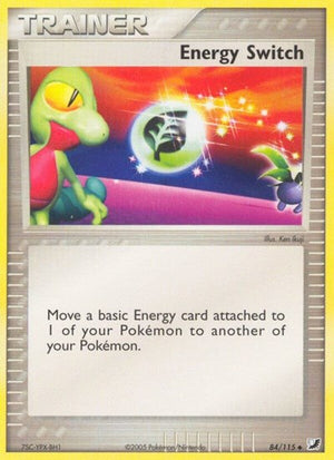 Pokemon TCG - EX Unseen Forces - Energy Switch - 84/115 - Reverse Holofoil