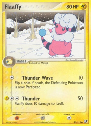 Pokemon TCG - EX Unseen Forces - Flaaffy - 56/115 - Reverse Holofoil