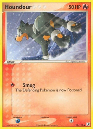 Pokemon TCG - EX Unseen Forces - Houndour - 60/115