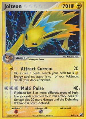Pokemon TCG - EX Unseen Forces - Jolteon - 8/115 - Holofoil