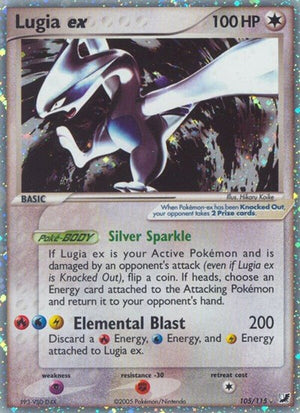 Pokemon TCG - EX Unseen Forces - Lugia ex - 105/115 - Holofoil