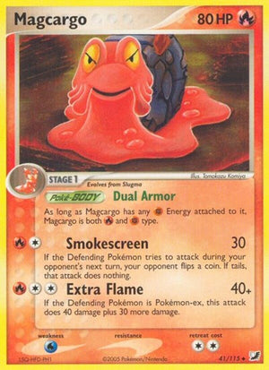 Pokemon TCG - EX Unseen Forces - Magcargo - 41/115