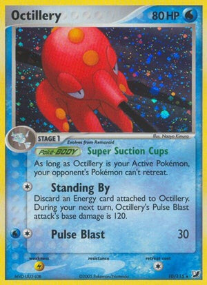 Pokemon TCG - EX Unseen Forces - Octillery - 10/115 - Holofoil