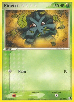 Pokemon TCG - EX Unseen Forces - Pineco - 66/115