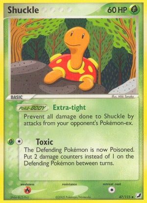 Pokemon TCG - EX Unseen Forces - Shuckle - 47/115