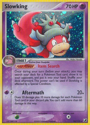 Pokemon TCG - EX Unseen Forces - Slowking - 14/115 - Reverse Holofoil
