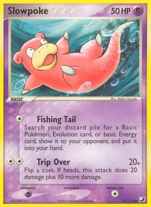 Pokemon TCG - EX Unseen Forces - Slowpoke - 72/115