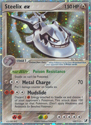 Pokemon TCG - EX Unseen Forces - Steelix ex - 109/115 - Holofoil