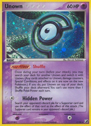 Pokemon TCG - EX Unseen Forces - Unown - C/28 - Holofoil