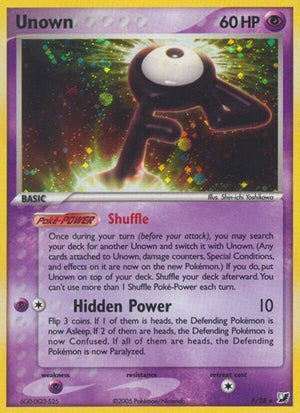 Pokemon TCG - EX Unseen Forces - Unown - F/28 - Holofoil