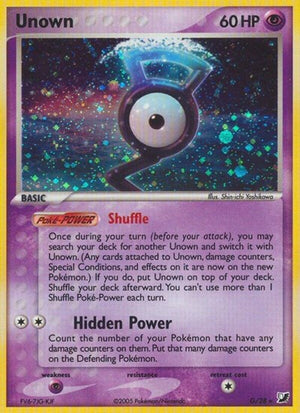 Pokemon TCG - EX Unseen Forces - Unown - G/28 - Holofoil