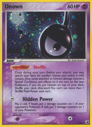 Pokemon TCG - EX Unseen Forces - Unown - !/28 - Holofoil
